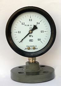 防強腐(fu)全塑隔膜壓(yā)力表