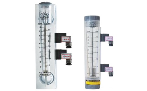帶報警(jing)開關式有機(jī)玻璃轉子流(liú)量計圖示