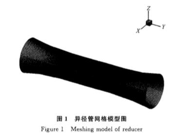 電(diàn)磁流量(liang)計異徑(jing)管網格(gé)模型圖(tú)