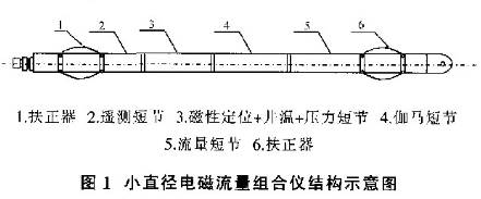 小(xiǎo)直徑電(diàn)磁流量(liang)組合結(jié)構示意(yi)圖