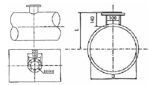 插入式渦(wo)街流量計安裝尺(chi)寸圖