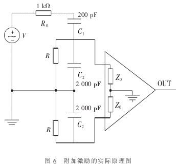 電磁流量計(jì)附加激勵的(de)實際原理圖(tú)