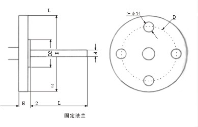 雙(shuāng)金屬溫度計固定(dìng)法蘭